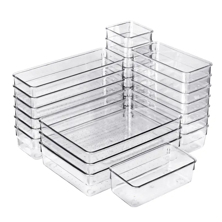 Set de 25 Cajones de Organización T-Lovendo | Transparentes - 1