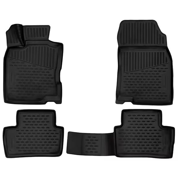 Alfombrillas de goma tipo cubeta (bordes elevados) para RENAULT Kadjar desde 2018- - 1