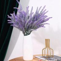 10 Bundles De Lavanda Artificial Flores Falsas Para Decoración De Hogar Mesa Habitación Jardín Boda Exterior Plantas - details 2