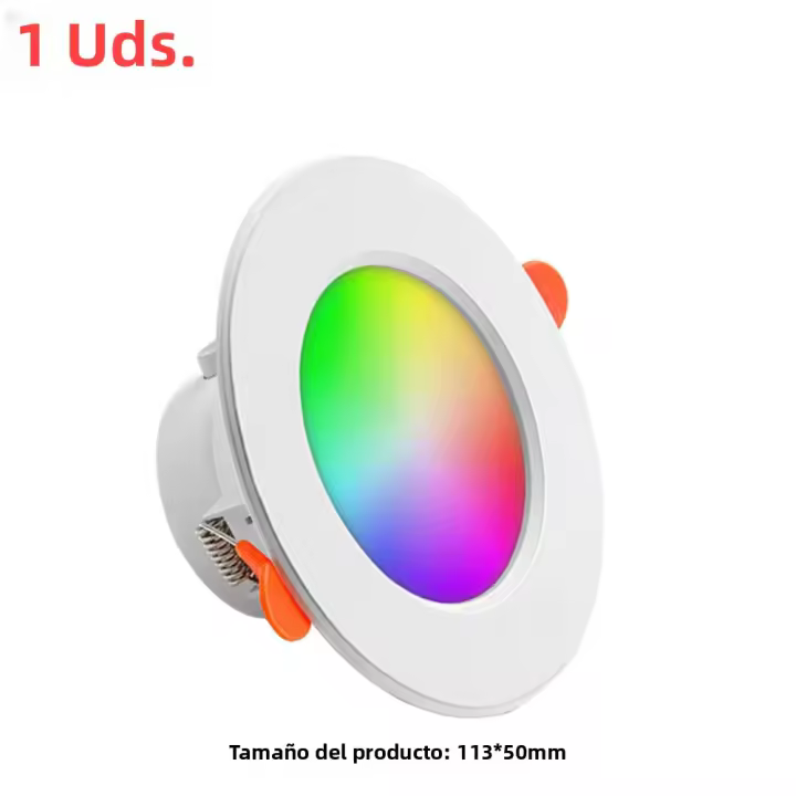 Lámpara De Techo LED Inteligente Bluetooth 10W RGB Control Remoto APP Y Alexa Google Cambio De Color Para Sala De Estar - 1