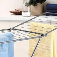 BLOOM STORE-Tendedero metálico plegable con alas,Tendedero X-Legs de Acero con alas Plegables, 18 Metros de Espacio de tendido, Compacto y fácil de Guardar, Dimensiones Abierto - details 3