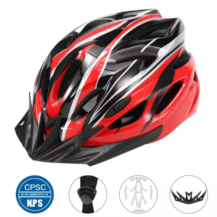 Casco De Bicicleta Lixada Ultraligero Con Visor In-mold Para Montañas Y Carreteras Deporte Al Aire Libre Protección Para Hombres Y Mujeres - 1
