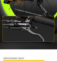 Bicicleta Eléctrica plegable Bezior x1500 de Grasa 26*4.0 48v12.8ah con freno hidráulico - details 21