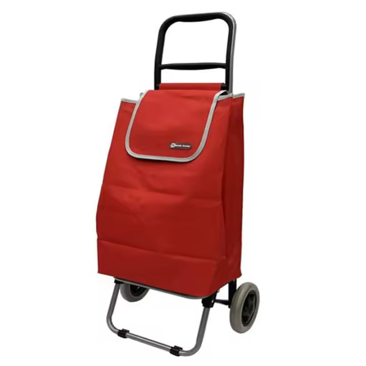 Bolsa carrito de la Busta, carrito plegable portáil para Hogar, cesta de la Busta con Rueda y soporte, Bolsa de 40 litros - 1