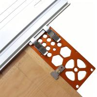 Guía De Torno De Aluminio Para Carpintería 90 Grados Placa De Ángulo Recto Herramienta De Carpintería Para Corte Preciso - details 0