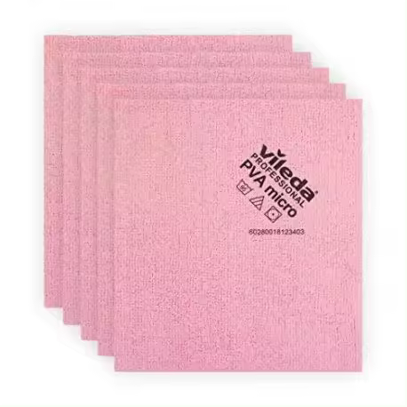 Pack de Bayetas de Microfibra Vileda PVA Rosa - 5 Unidades - 1