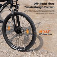 Bicicleta eléctrica Touroll U1 MTB de 26/29 pulgadas con motor de 250W, batería de iones de litio extraíble de 13Ah, autonomía de 65 km, neumáticos todoterreno CST, cambio Shimano de 21 velocidades, ideal para viajes al aire libre - details 12