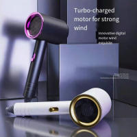 Secador De Pelo Ultrafino Portátil Colorido Moda Ión Negativo Inteligente Profesional Con Frío Y Caliente Para Salón Hogar Hotel - details 0