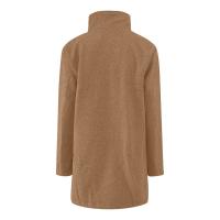 Chaqueta De Lana Para Mujer Con Bolsillos Cuello Lapel Larga Casual Invierno Abrigo Elegante De Color Sólido Talla plus - details 30