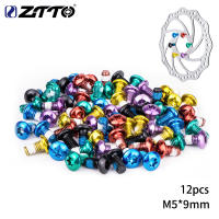 ZTTO 12pcs Fijaciones De Rueda Para Bicicleta De Carretera Y MTB Rotor De Freno Disc Tornillos Torx T25 Acero Inoxidable M5x9mm - details 0