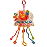 Juguetes Sensoriales Para Bebés 7 En 1 Sortidor De Formas Con Cuerda De Pulir Juguete Educativo Montessori Para Niños De 1 a 3 Años - details 16