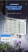 1PC Luz Solar Exterior Impermeable Con Sensor De Movimiento Y Control Remoto 3 Modos 192 LED Para Patio Garage Jardín - details 22