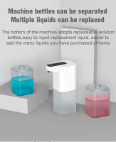 Dispensador De Jabón Automático Inductivo Espuma USB Recargable Inteligente Dispensador De Alcohol Spray Capacidad 400mL - details 6