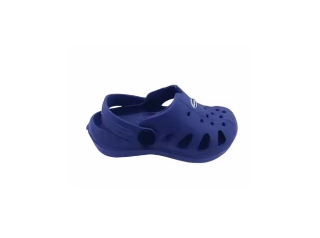 Zueco Crocs Niño Nicoboco Dam - Color Azul - Goma - Agarre en Plantilla - Sujeción en Talón - 1