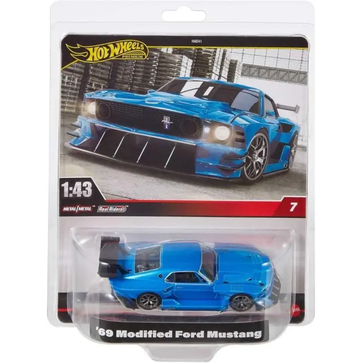 Hot Wheels Premium '69 Modified Ford Mustang 1/43  Número 7 - 1