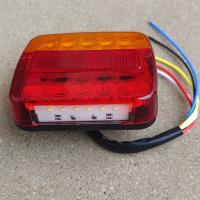 Luz De Señal Trasera 12V Con 26 LED Indicador De Faro Trasero Para Coche Luz De Placa Número Luz De Freno Retrovisor Trailer Camión Caravana - details 7