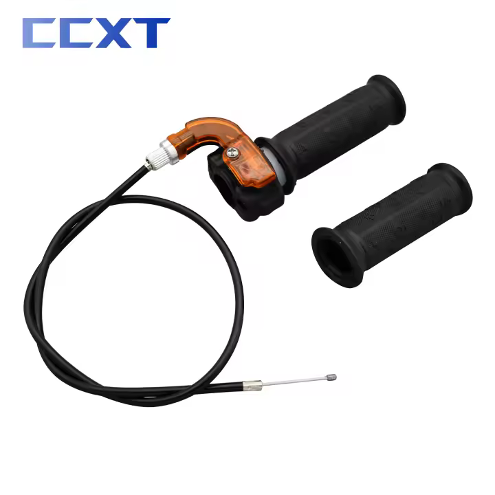 Manillar De Acelerador Rotativo Para Motocross Mini 47cc 49cc ATV Cuatriciclo Bicicleta De Tierra Mini Con Cable 22mm Material Plástico Y Metal - 1