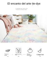 Alfombra De Silicona Antideslizante Para Habitación De Niñas Estilo Moderno Suave Y Cálida De Poliéster 100% Para Sala De Estar Y Dormitorio - details 4