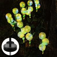 Luces Solares Para Jardín Decorativas Con Dandelion LED Impermeables Para Jardín Luces Solares Para Exterior Decoración De Jardín Con Semillas De Diente De León - details 5