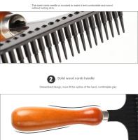 Raspe Para Mascotas De Uso Doméstico Herramienta De Desplumado Para Perros Y Gatos Con Pelo Largo Y Corto Rascador De Aliento - details 4