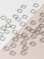 50pcs Anillo Circular De Metal Para Colgantes DIY Accesorios De Joyería De Clavija De Llave Con Diámetro De 6/8/10/12mm Unisex - details 4
