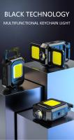 Linterna De Bolsillo XPE 1000LM COB LED Mini Linterna De Llave USB Recargable Impermeable IPX4 Para Camping Y Senderismo Al Aire Libre - details 0