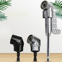 Soporte De Destornillador Ángulo De 105 Grados Adaptador De Cabeza Hexagonal Ajustable Para Brocas Y Taladro Negro Y Plateado - details 0