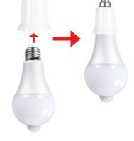 Adaptador De Conversión E14 a E27 Soporte De Bombilla De Plástico Resistente Al Fuego Calidad Superior Soporte De Lámpara - details 7