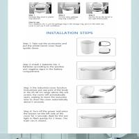 Bandeja Inteligente De Sensación Automática 12L Blanca Impermeable Para Cocina Y Baño Lanzador De Basura Eléctrico - details 3