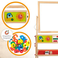 WOOMAX Pizarra de madera 2 en 1 - details 1