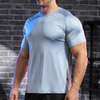 Camiseta De Hombre Verano Manga Corta Algodón Transpirable Ropa De Gimnasio Fitness Camiseta Deportiva Para Yoga Y Correr - details 17