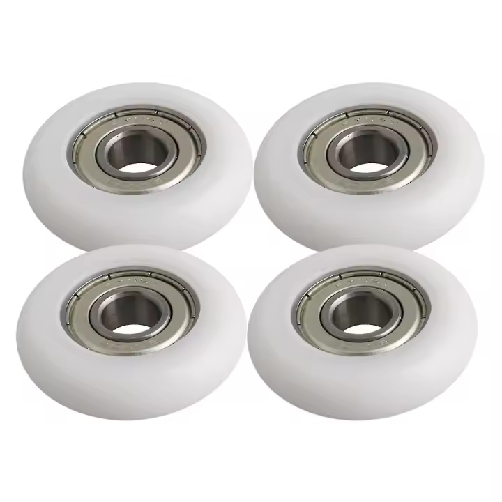 Rueda Redonda 10x40x10mm Carga 83kg Blanco - 1