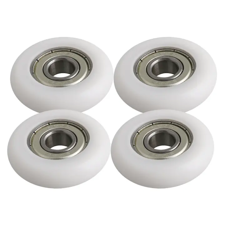 Rueda Redonda 10x40x10mm Carga 83kg Blanco - 1