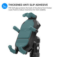 Soporte De Navegación Para Móvil De Motocicleta Absorbedor De Choques Y Antivibración Compatible Con La Mayoría De Los Dispositivos Aluminio + PC Rotación De 360 Grados Resistente Al Viento Y Agua - details 6