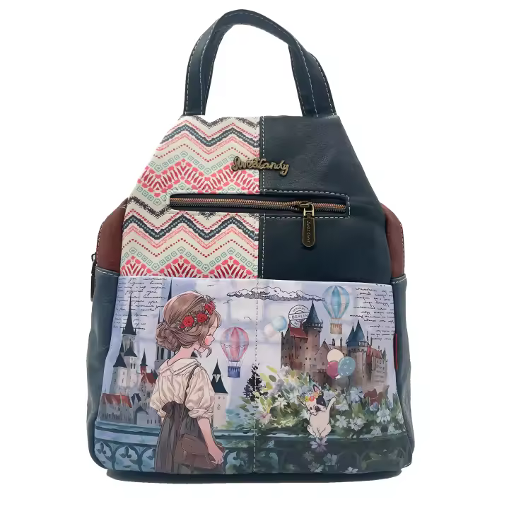 Mochila Sweet Candy Colección Rainbow Dream, Tamaño 27 x 32 x 12 cm - Ideal para el día a día, viajes y escapadas de fin de semana - Práctica y segura - 1