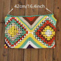 Vestido Maxi De Encaje Hecho a Mano Sifreyr Para Mujer Verano Estilo Bohemio Sin Mangas Halter Sin Espalda Playa Vestido De Boda Multicolor Cuello Alto Slim Fit - details 3