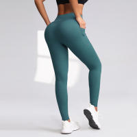 CHRLEISURE Pantalones De Yoga Para Mujer Con Bolsillos Control De Abdomen Leggings De Fitness Levantamiento De Glúteos Tallas Completo Deportswear - details 2