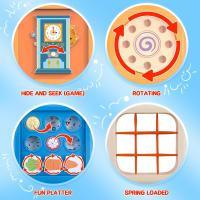 Juguetes Montessori Para Niños Y Niñas Juguete Educativo Temprano De Sensorial Plegable Rompecabezas Para El Desarrollo De Los Motores Finos Edad Recomendada 3-6 Años - details 2