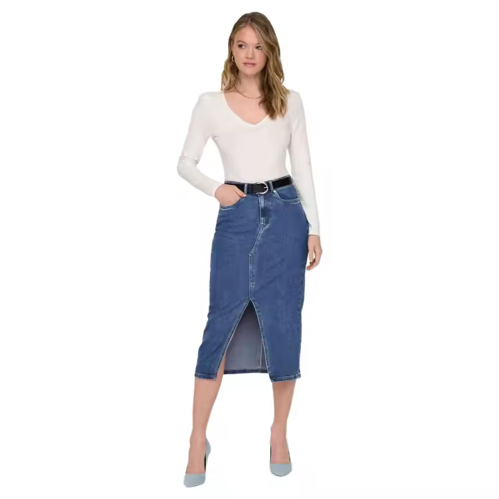 Falda Only Onlsiri para mujer en color azul - 1