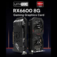 Withtech Tarjeta gráfica AMD Radeon RX 6600, 8GB, GDDR6, 128Bit, 8Pin, PCI-E, 3,0 × 16, Radeon GPU - details 0
