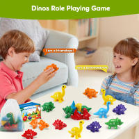 Juego Educativo De Aprendizaje Montessori Para Niños Dinosaurios Y Letras 13PCS Juguete De Dos Caras Para Preescolar - details 7