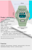 Reloj Deportivo Militar SANDA G Style Para Hombre Y Mujer Pantalla Digital LED Reloj Luminoso Resistente Al Agua Con Luz Trasera Y Alarmas - details 5