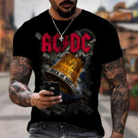 Camiseta De Verano Con Estampado 3D De Música Rock Moda Personalizada Hip-Hop Manga Corta Casual Y Cómoda Para Hombres - details 4