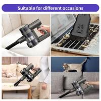 Escoba Aspiradora Sin Cable 48kpa MOOSOO Aspiradora Vertical Inalámbrica Cenizas, 60 Min, Varilla Flexible 180°, Aspiradoras de Mano Coche para Hogar, Luz LED Cepillo, Pantalla Táctil LCD, Cepillo Antienredos, Rpara Pelo Mascotas fregasuelo Alfombras - details 3