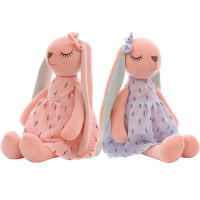 Muñeco De Peluche Conejo Lindo De 45CM/18 Pulgadas Juguete Para Bebés Muñeco De Soothing Conejo Dormido Relleno De Algodón PP Animal De Peluche Para Niños - details 11