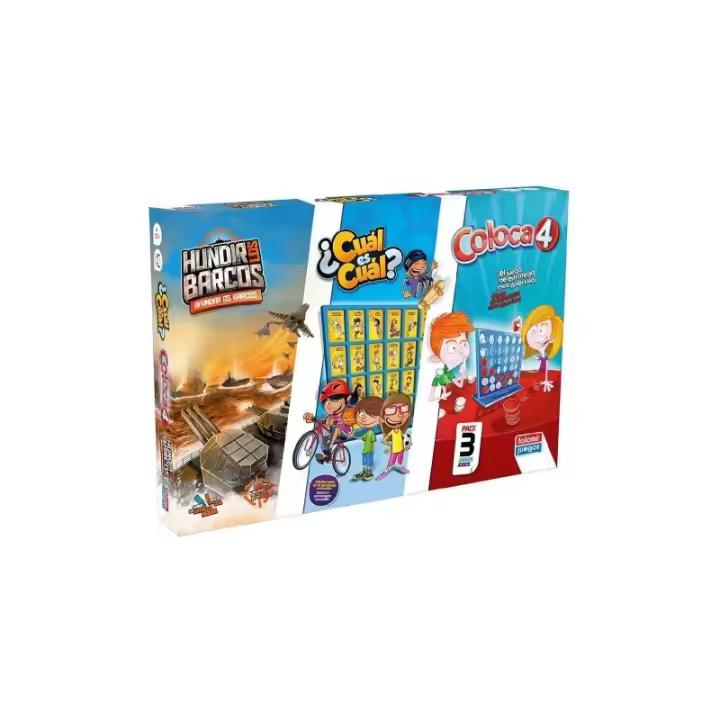Juego de mesa coloca 4 hundir barcos Cual es cual? FAL11545 - 1