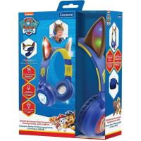 LEXIBOOK, Paw Patrol, Auriculares 2 en 1 inalámbricos y con Cable con Orejas de persecución, Sonido Limitado a 85 dB, Efectos de luz, Plegable, Ajustable, Recargable, Azul, HPBT015PA - details 0