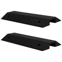 vidaXL Rampas de Umbral Goma (2 unidades) Carretera Puerta Silla de Ruedas Dimensiones 110 x 21 x 2, 5 cm,  110 x 32 x 3 y mas - details 3