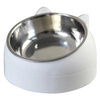Tazas Para Gatos De Acero Inoxidable Con Base Antideslizante Alimentación Y Agua Protectora De Cuello Taza Inclinada 15 Grados 200ml - details 3
