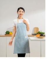 Delantal De Lino Estampado Japonés Sin Mangas Con Ajuste En El Cuello Para Cocina Jardín Uso Doméstico Resistente Al Desgaste - details 10